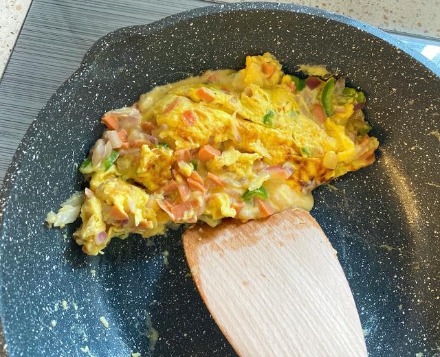 巨简单的酒店早餐omelet蛋卷的做法
