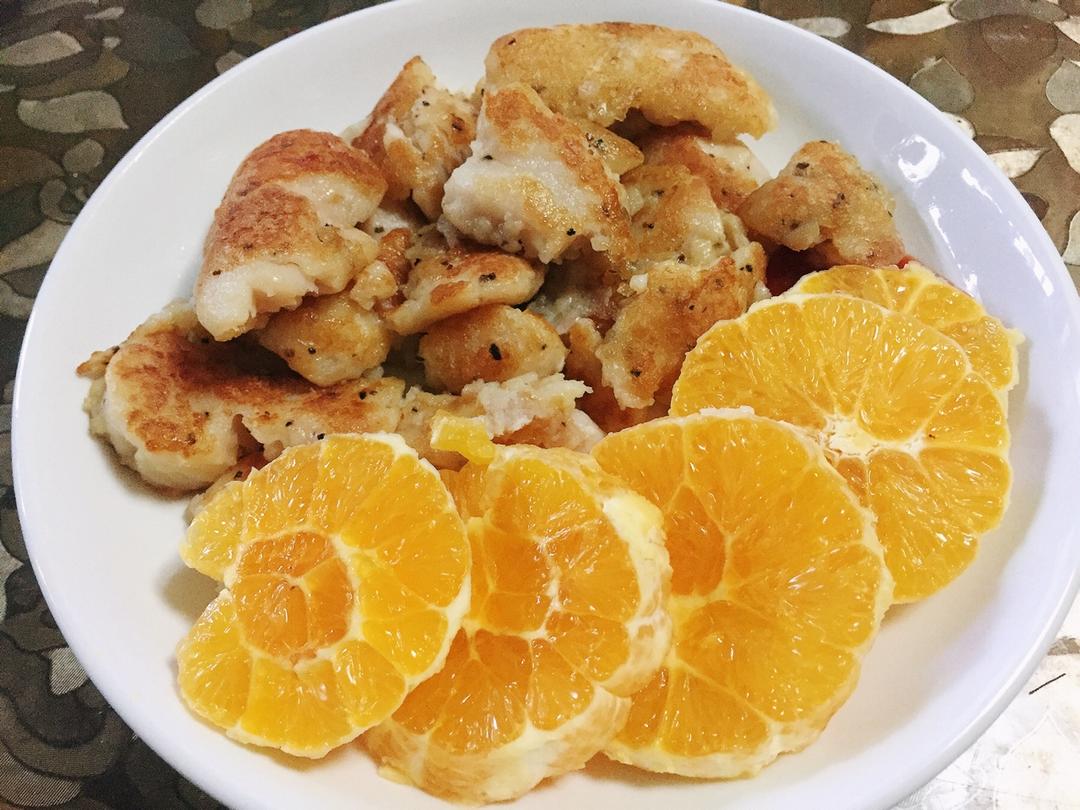 香煎巴沙鱼（龙利鱼）