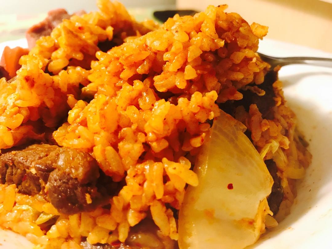 辣白菜炒饭