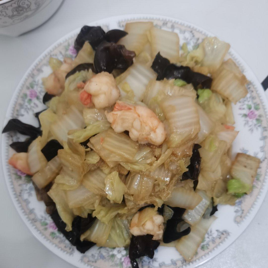 虾仁白菜