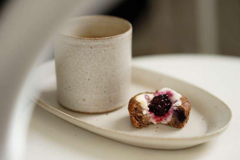 真香芝士可可蓝莓流心马芬低碳生酮