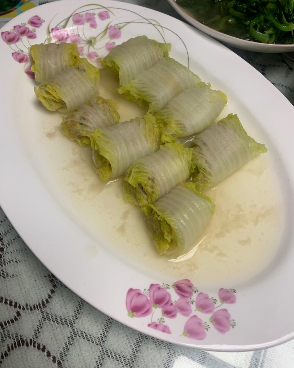 肉酿白菜卷