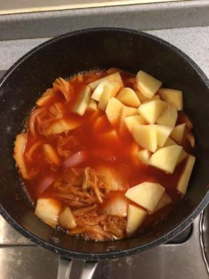 韩国泡菜豆腐汤（无油）的做法 步骤5