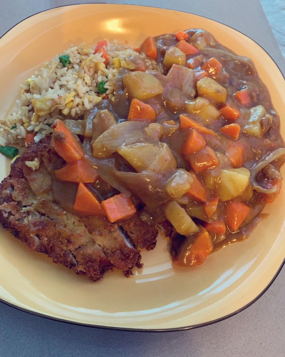 咖喱猪扒饭