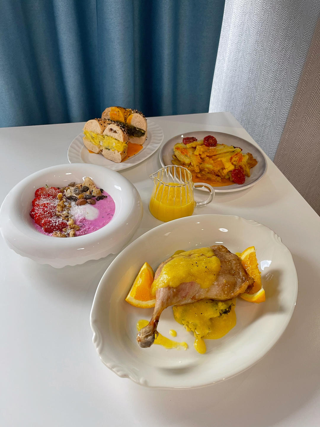 橙香鸭腿