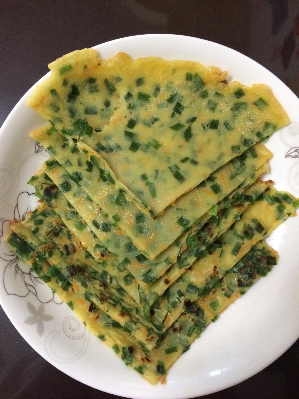 美味的杂蔬煎饼