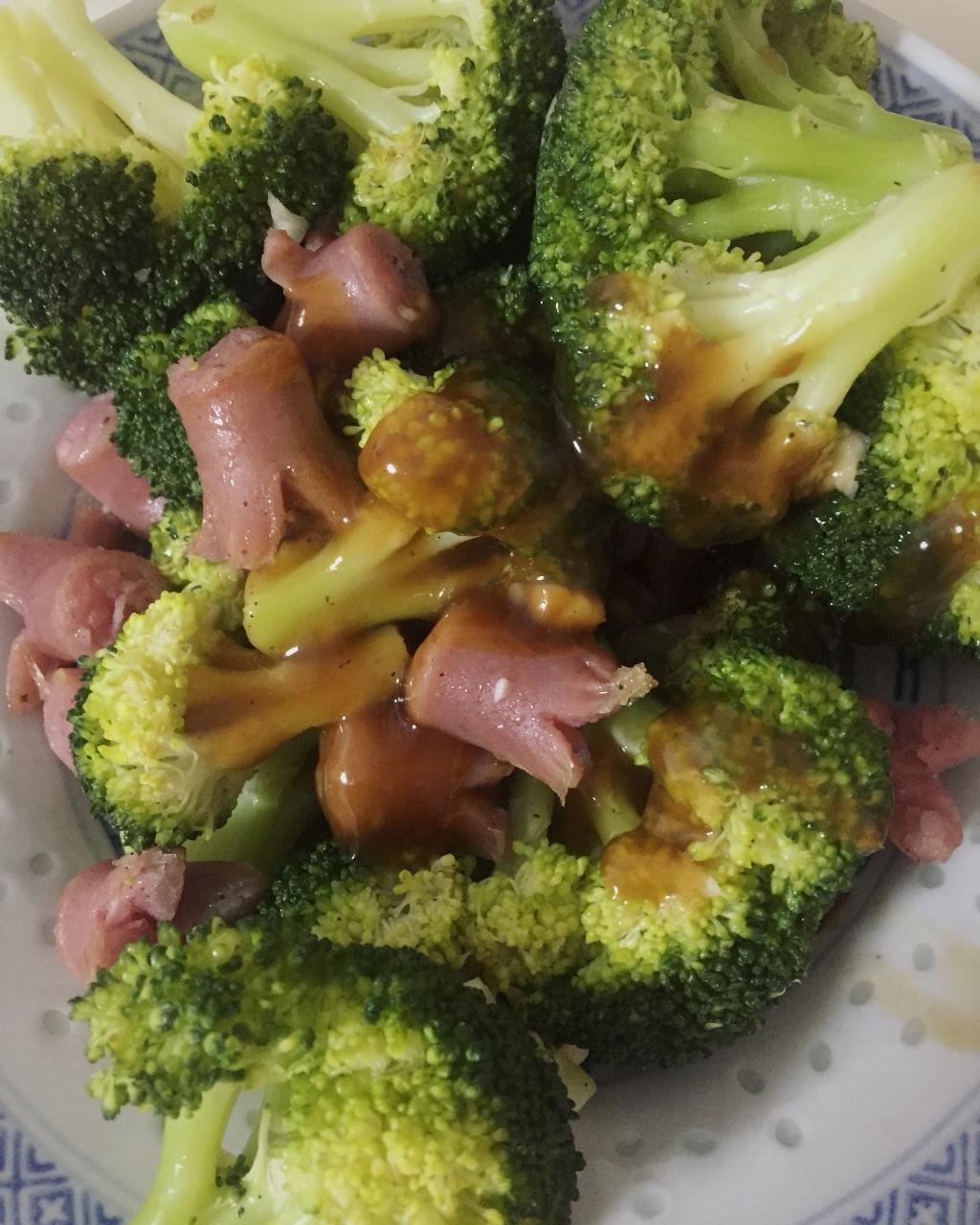 浇汁西兰花°零基础快手菜๑