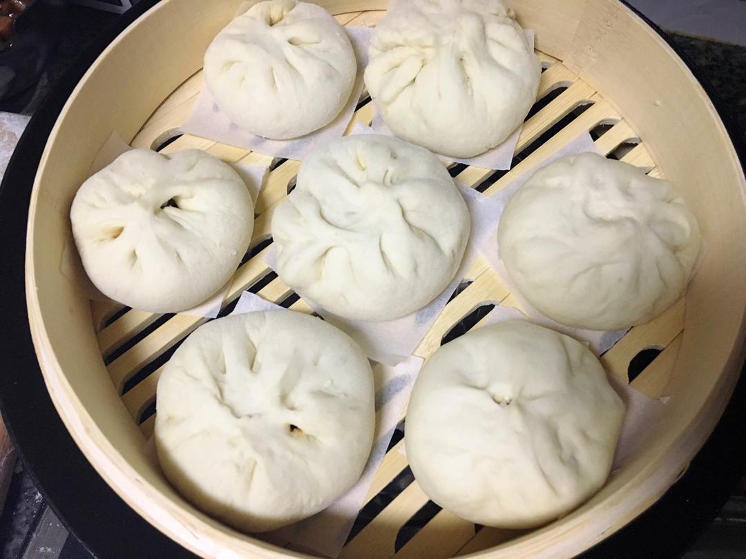 堂妈教你山菜鲜肉大包子