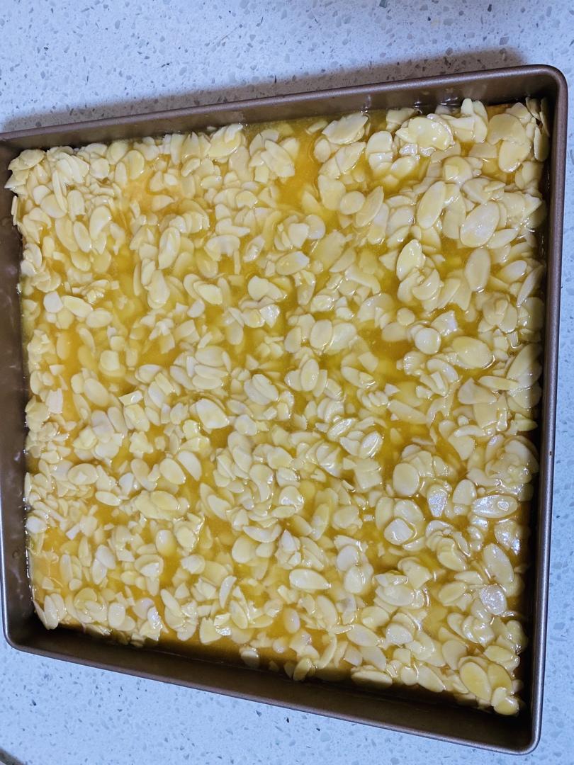 法式焦糖杏仁酥饼【果子学校减糖版适用28*28烤盘】