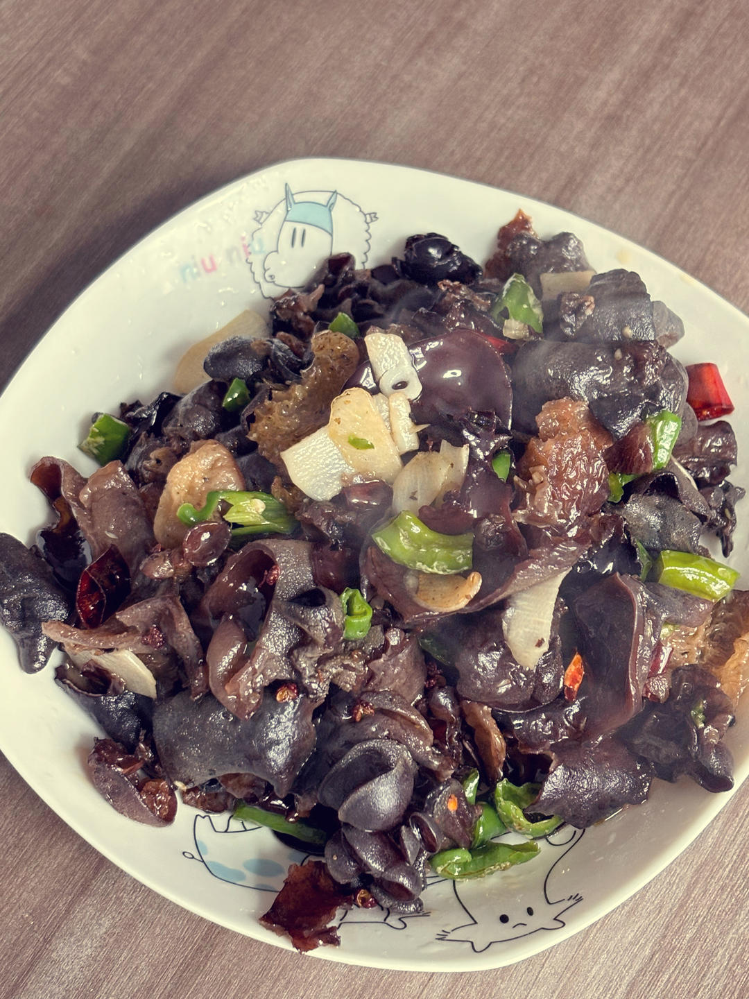 青椒炒木耳