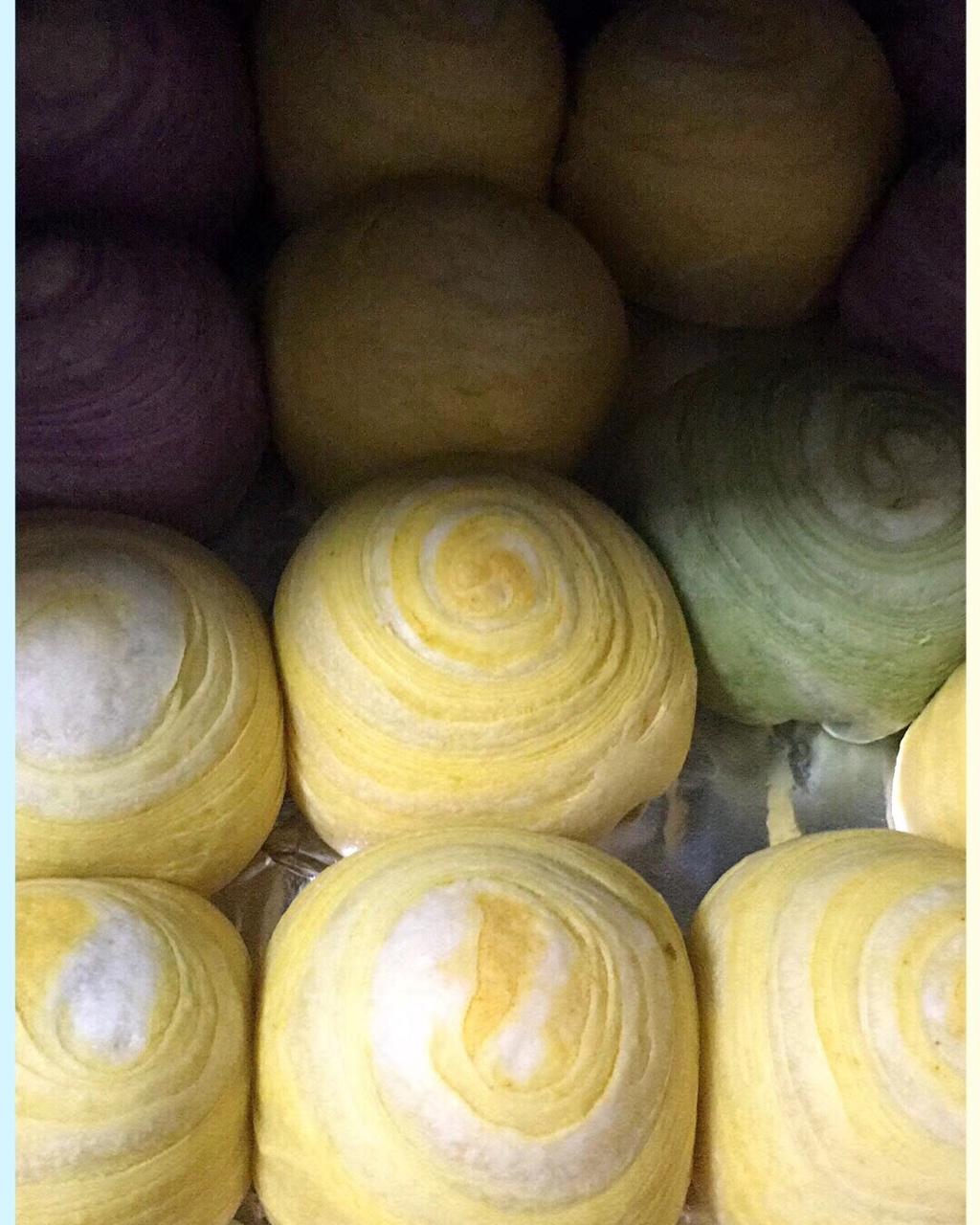 麻薯肉松蛋黄酥（少油少糖）