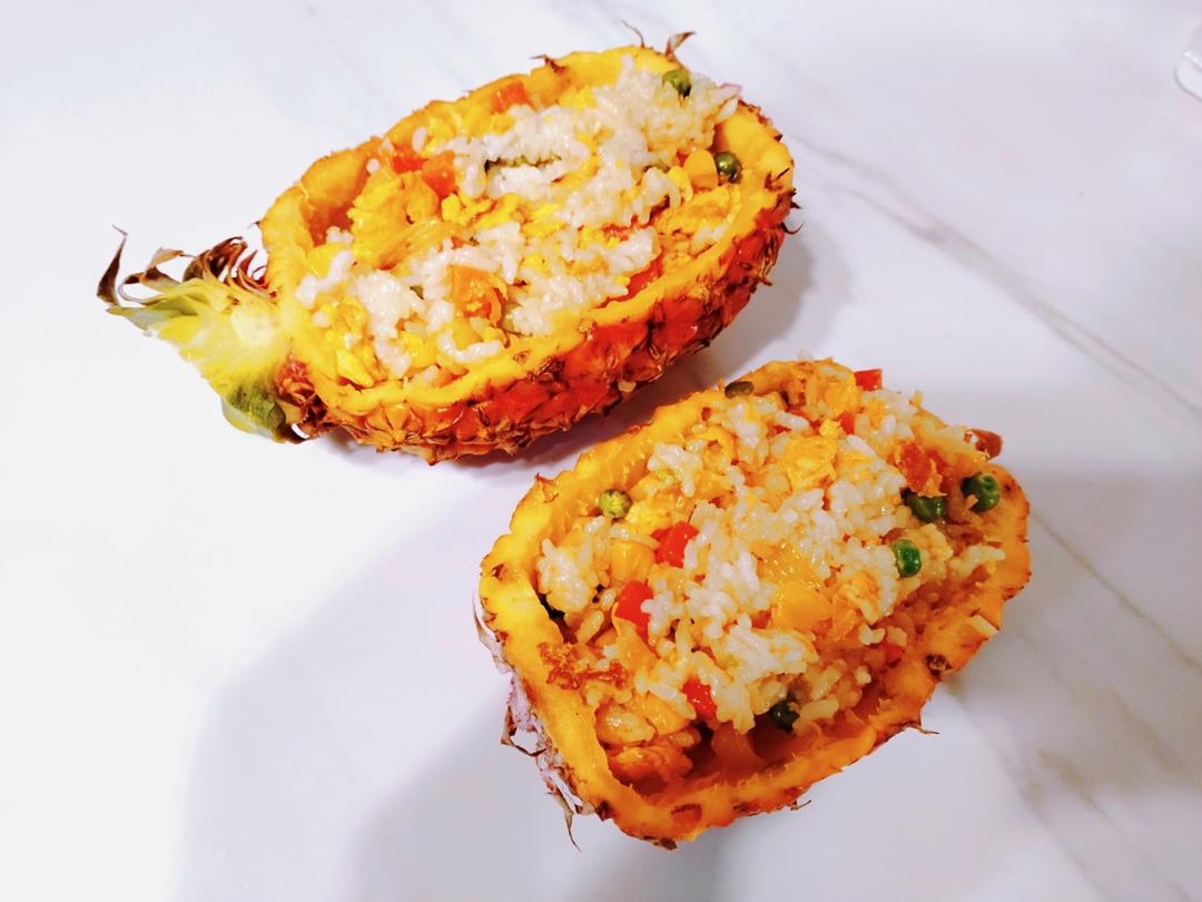 菠萝炒饭（家常菜）