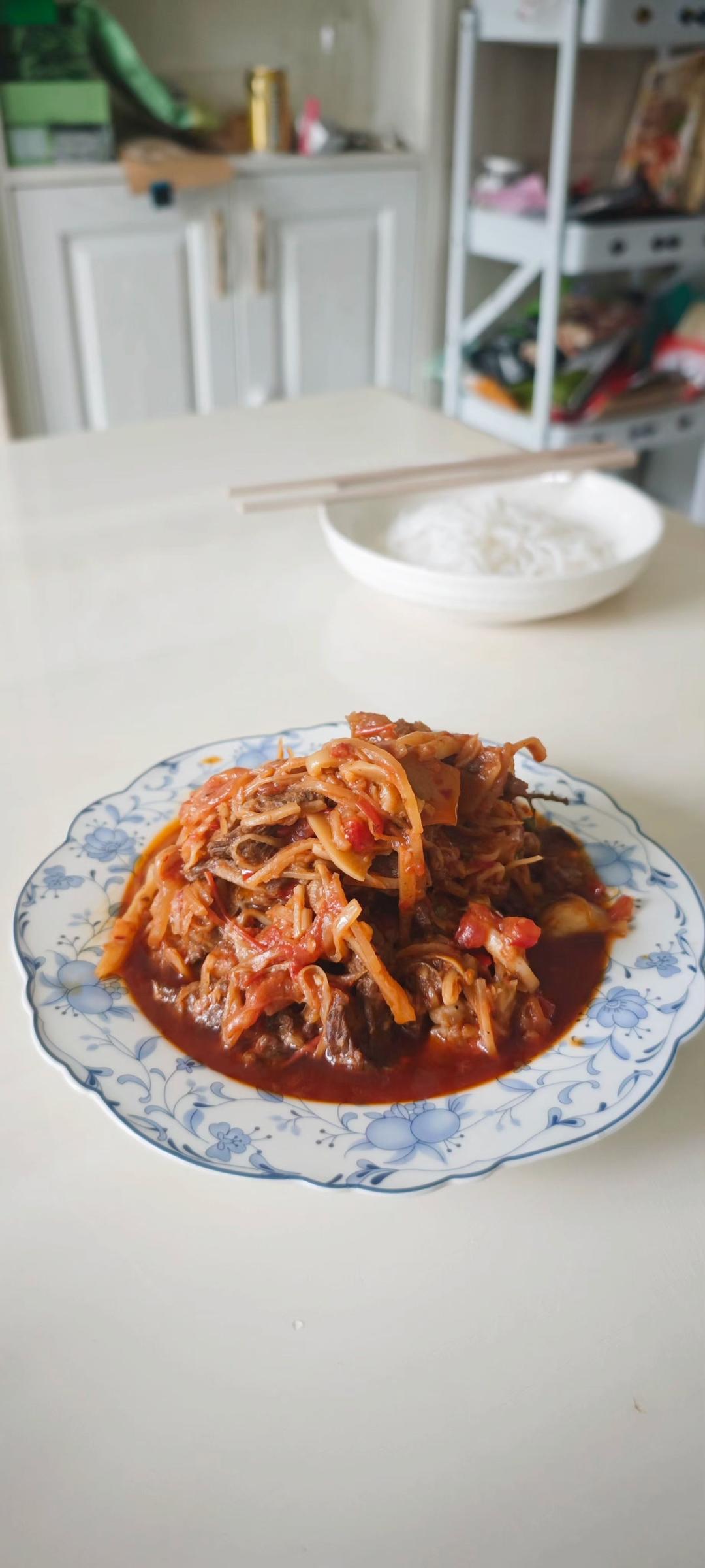 傣味酸笋炒牛肉