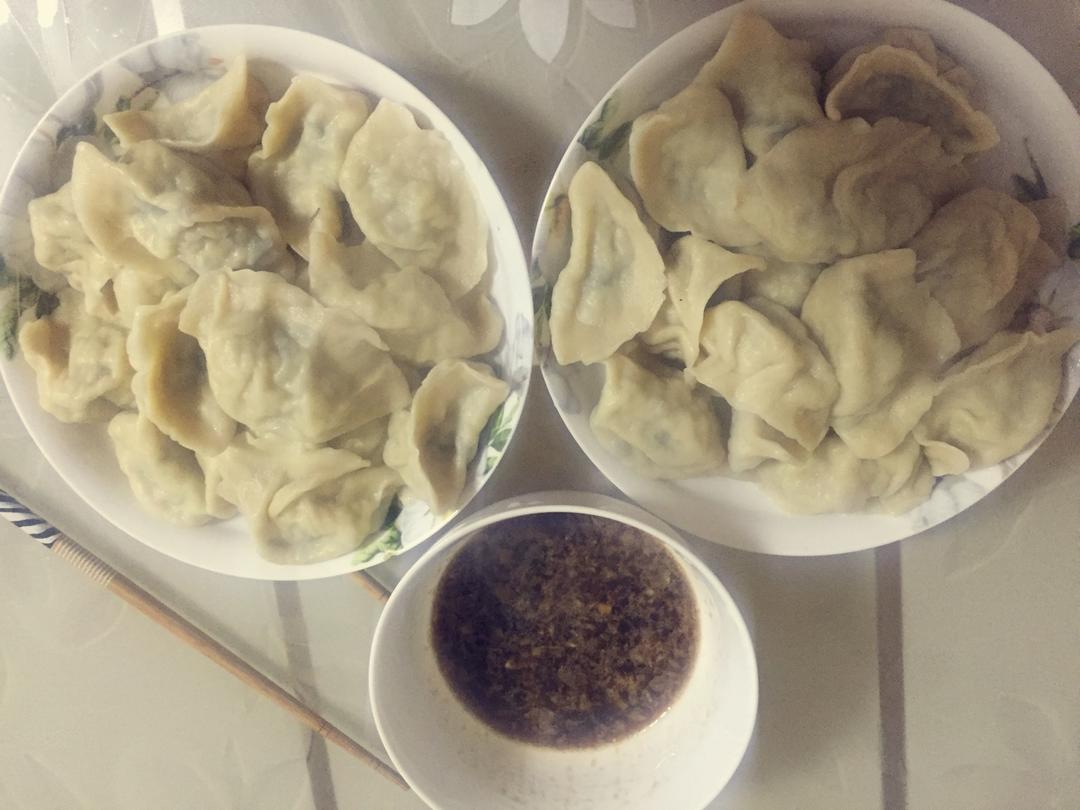 白萝卜黑木耳肉饺子