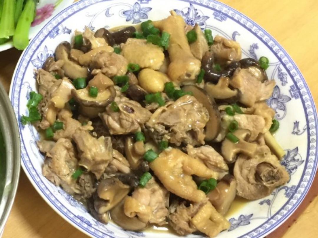 香菇蒸滑鸡