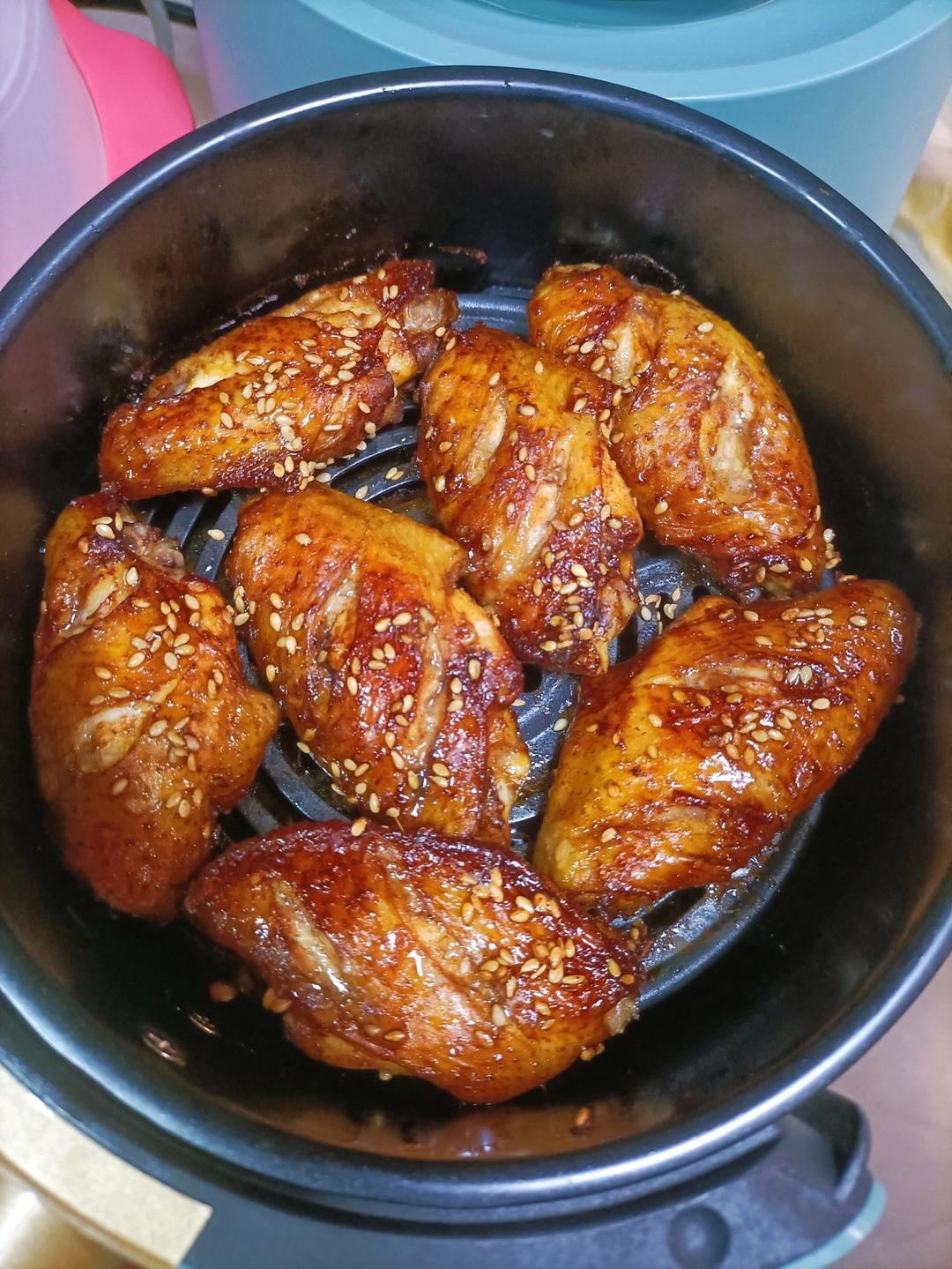 秒杀外面轻食店的所有鸡翅 吃了一次就彻底爱上(空气炸锅版)