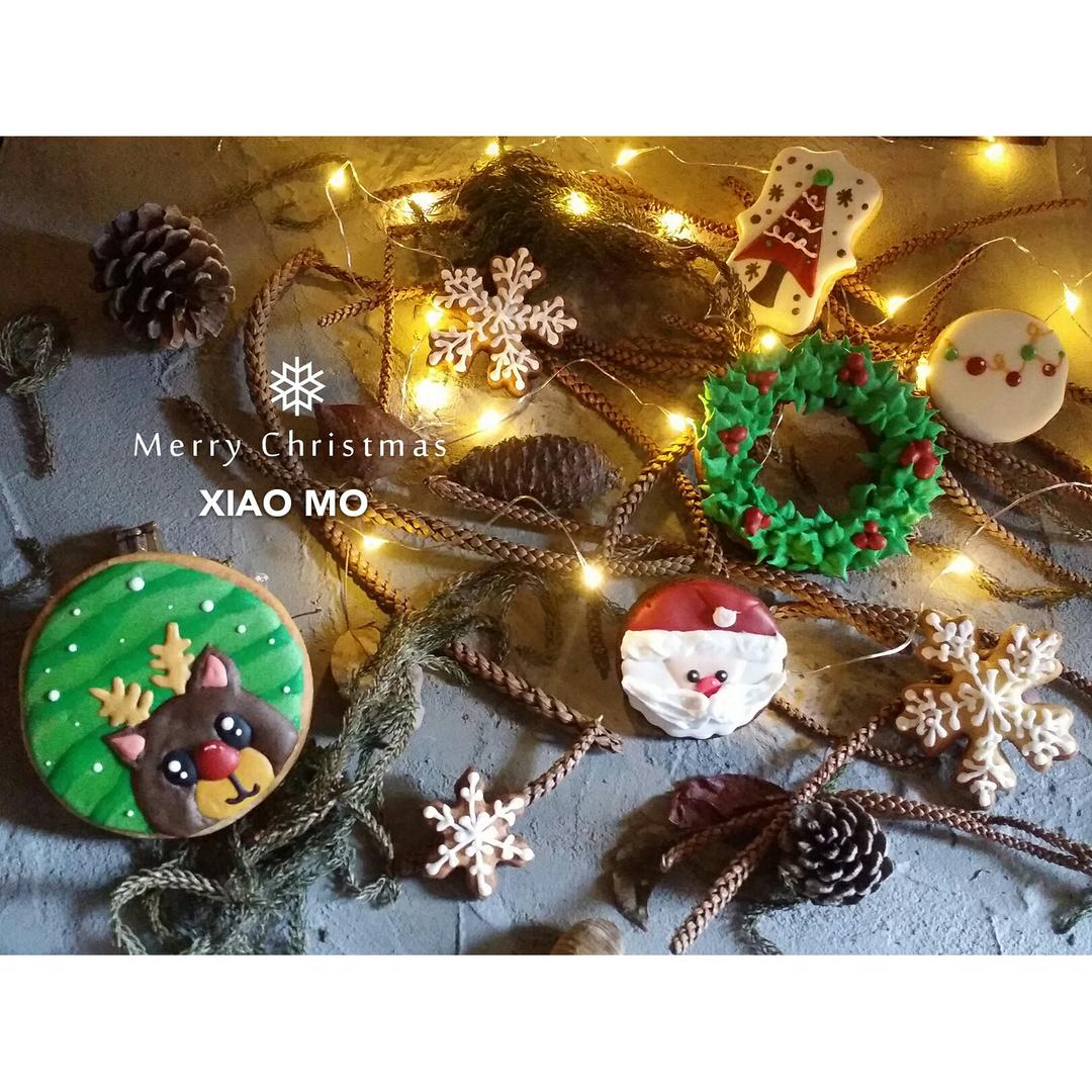 圣诞节的糖霜姜饼 （新鲜姜汁版本）