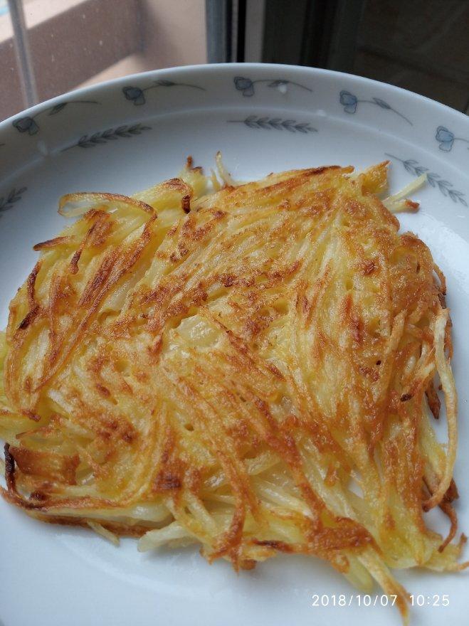 土豆丝鸡蛋饼