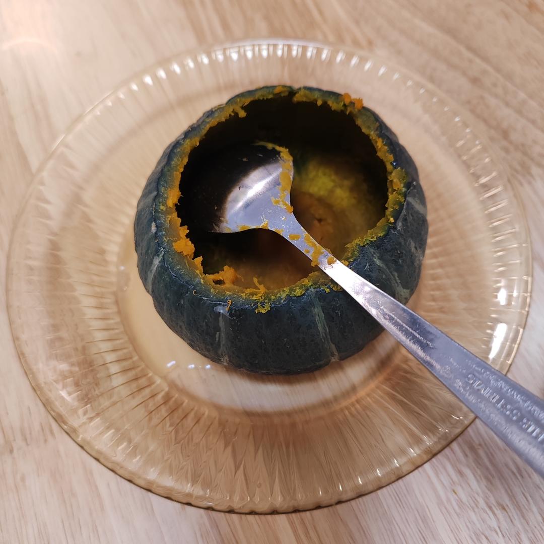 贝贝南瓜｜微波炉减脂美食