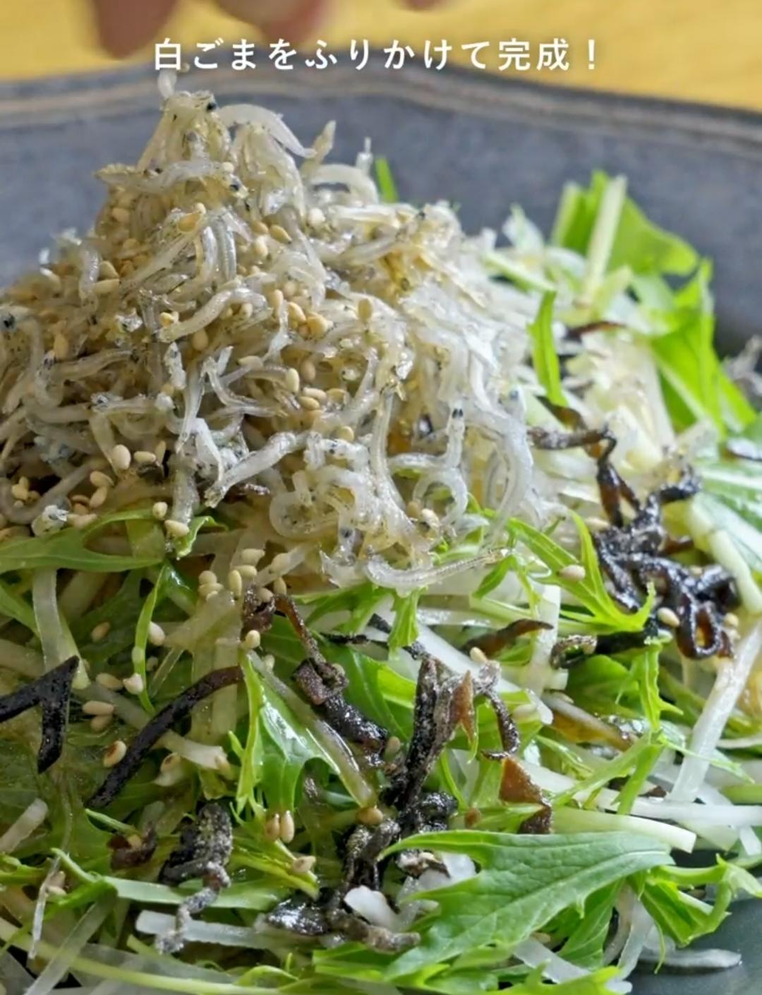 水菜萝卜小银鱼