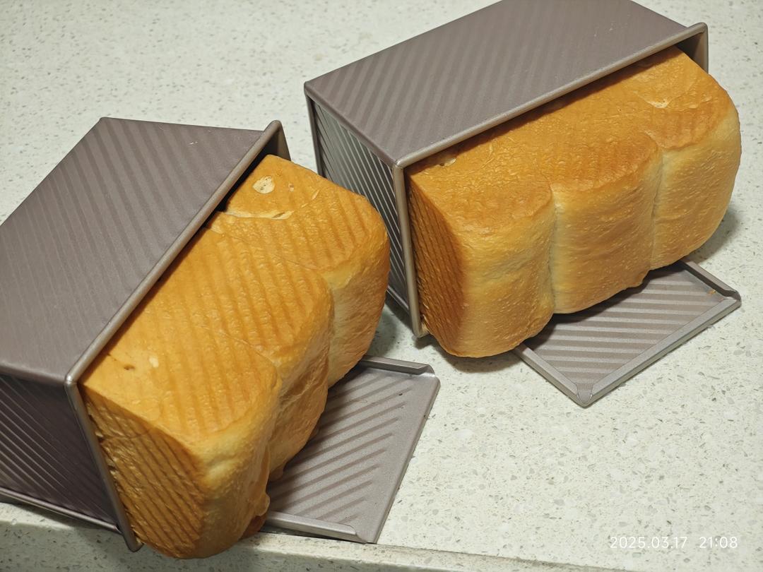 夺命软吐司(๑´ڡ`๑)超软拉丝极速方便的一次发酵吐司