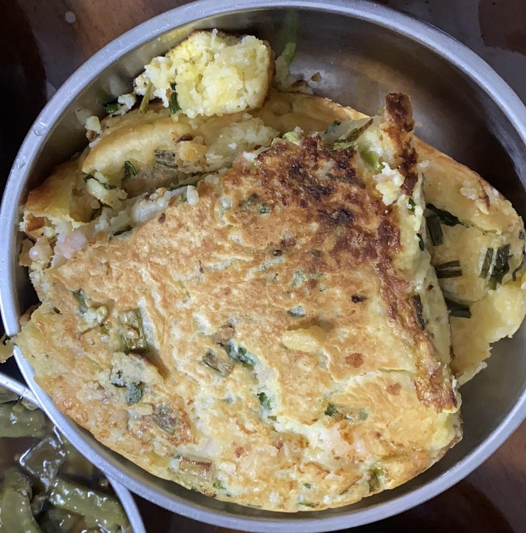 葱花鸡蛋饼