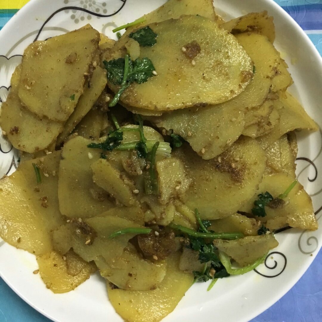 朴素的土豆片