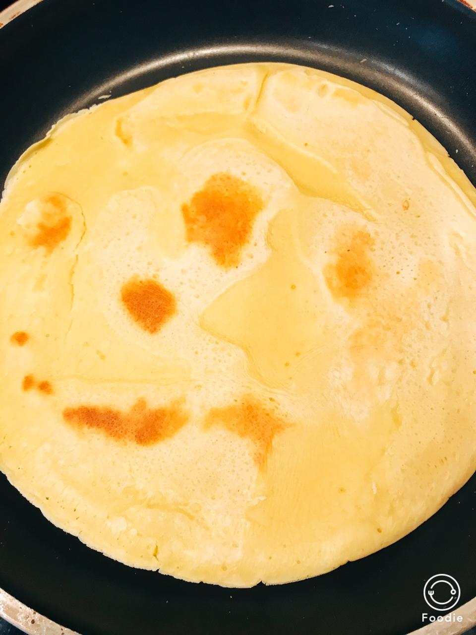 超级简单pancake【无黄油健康版】
