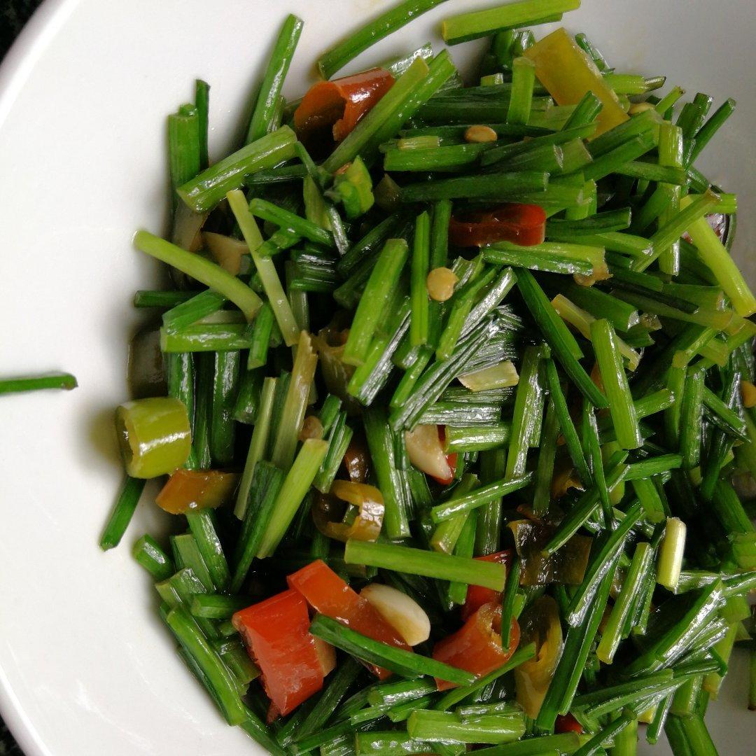 huina1做的超级下饭的香辣韭菜花