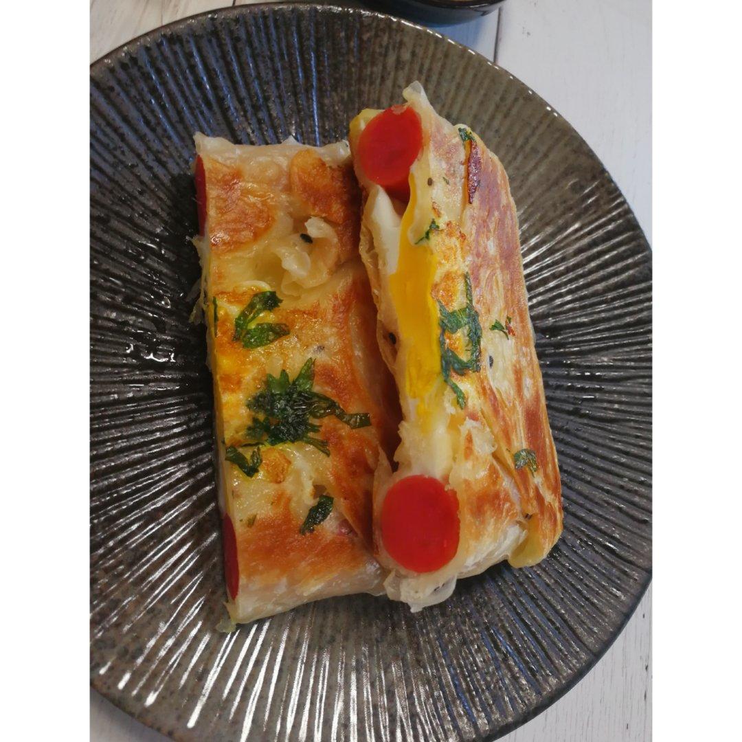 手抓饼创意吃法