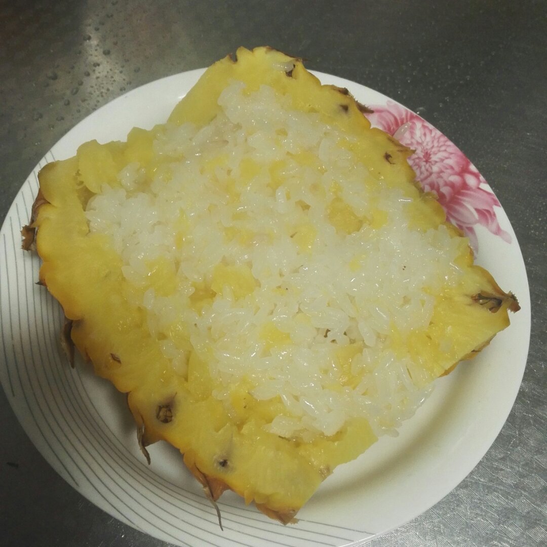 d猫_喵做的糯米菠萝饭