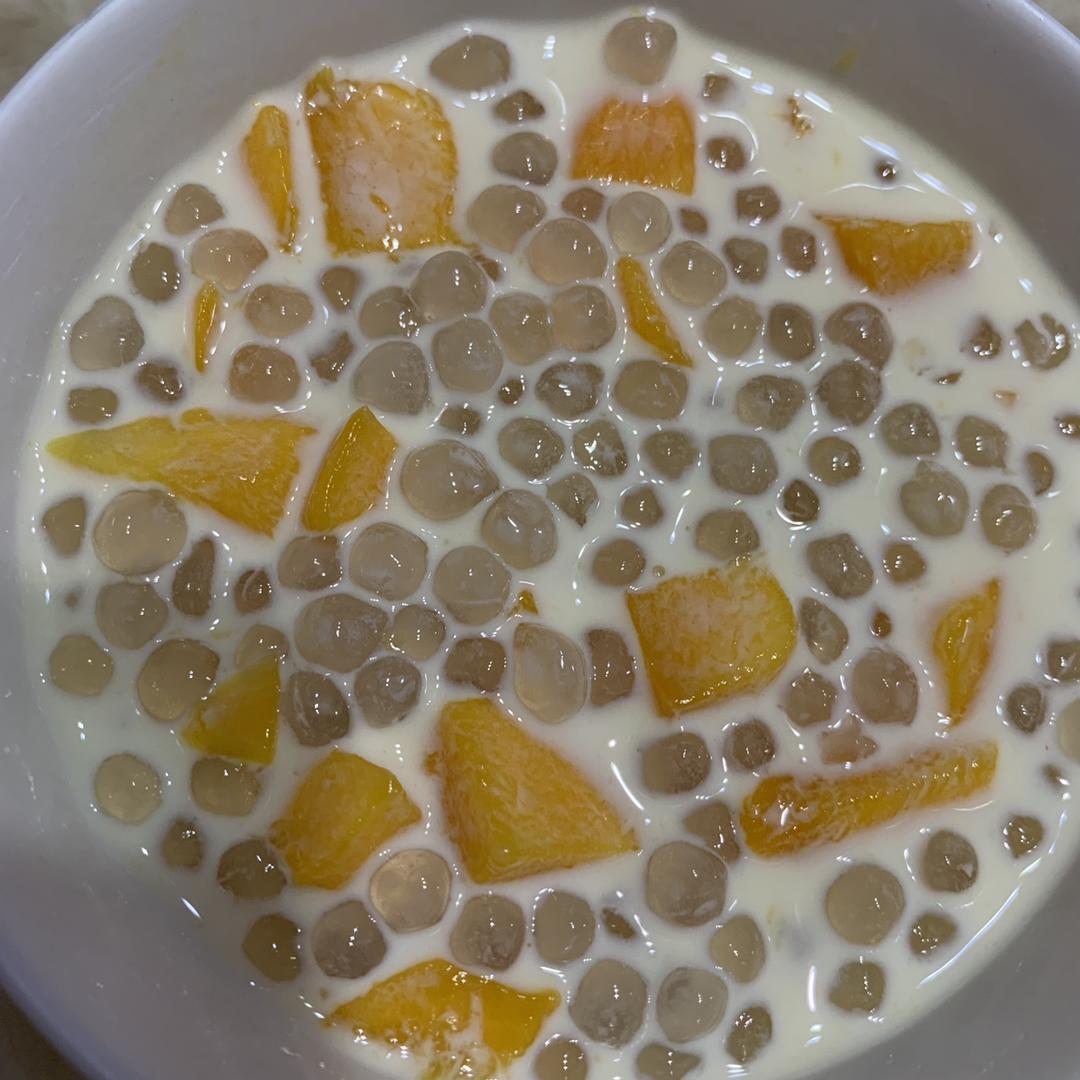 芒果牛奶西米露