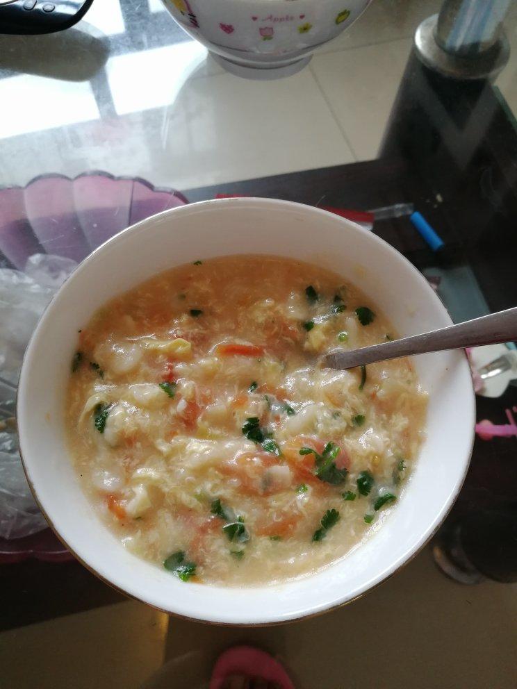 蕃茄鸡蛋面疙瘩