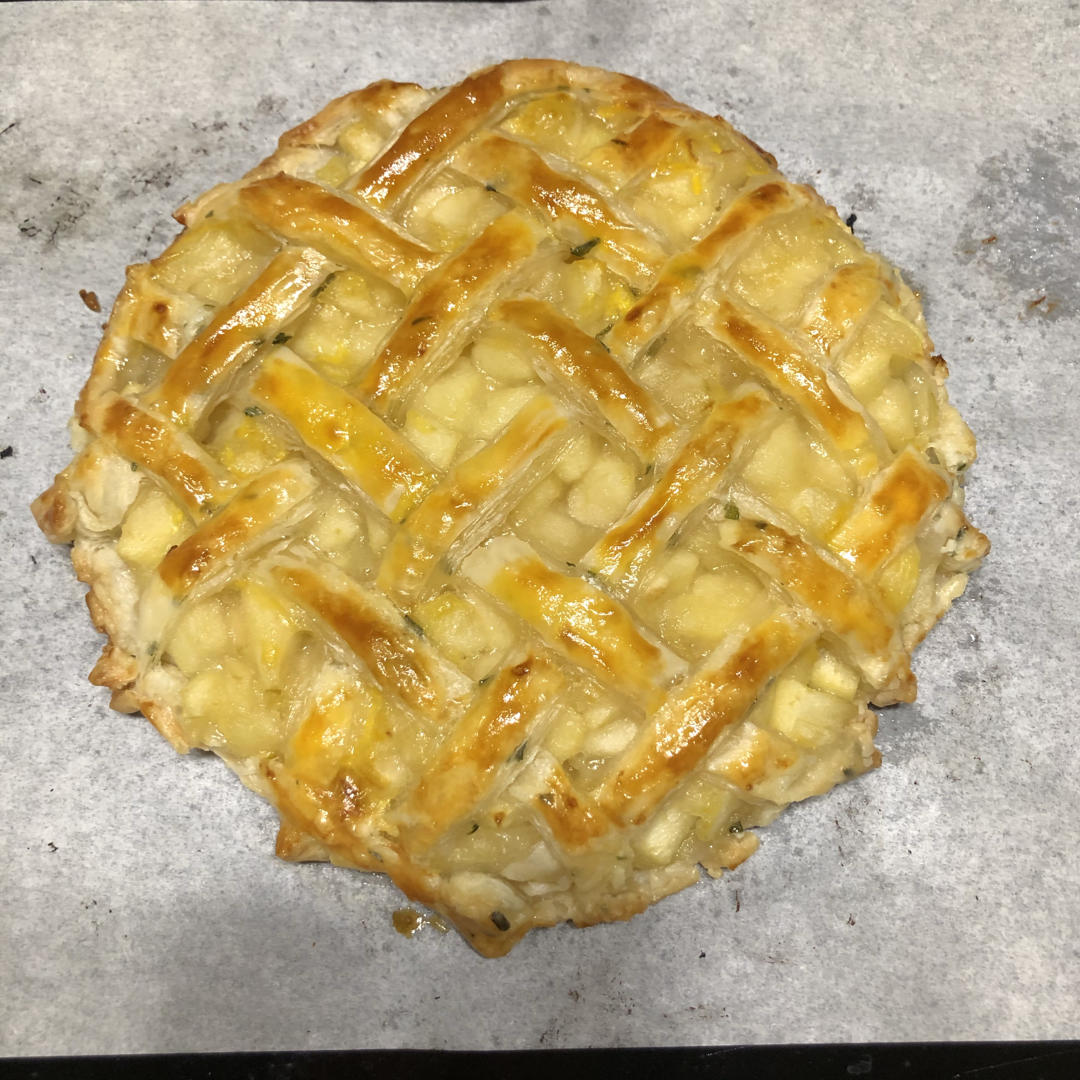 手抓饼苹果派
