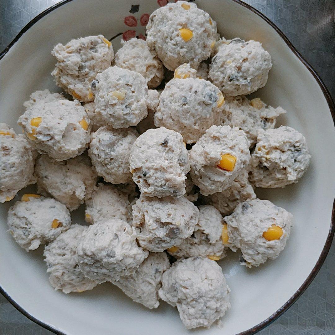 告别无聊的减脂餐-鸡肉丸子