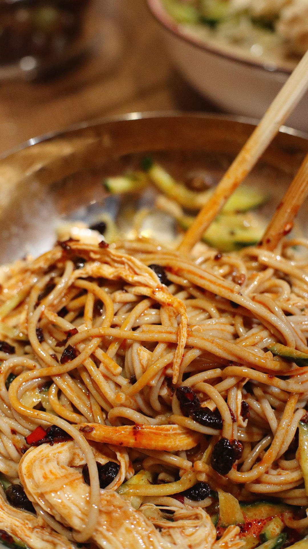 麻酱鸡丝荞麦凉面（好吃不胖）