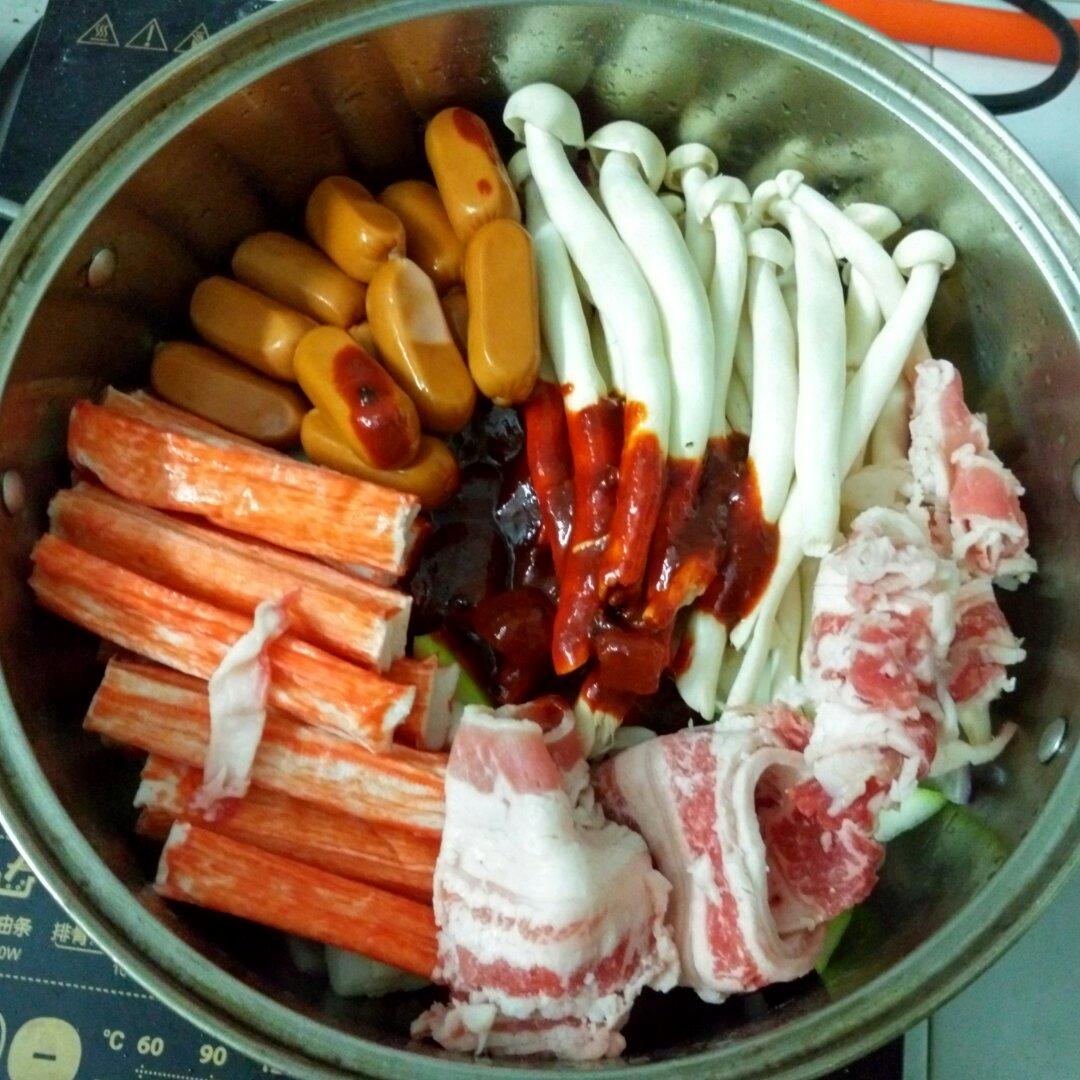韩式芝士部队锅