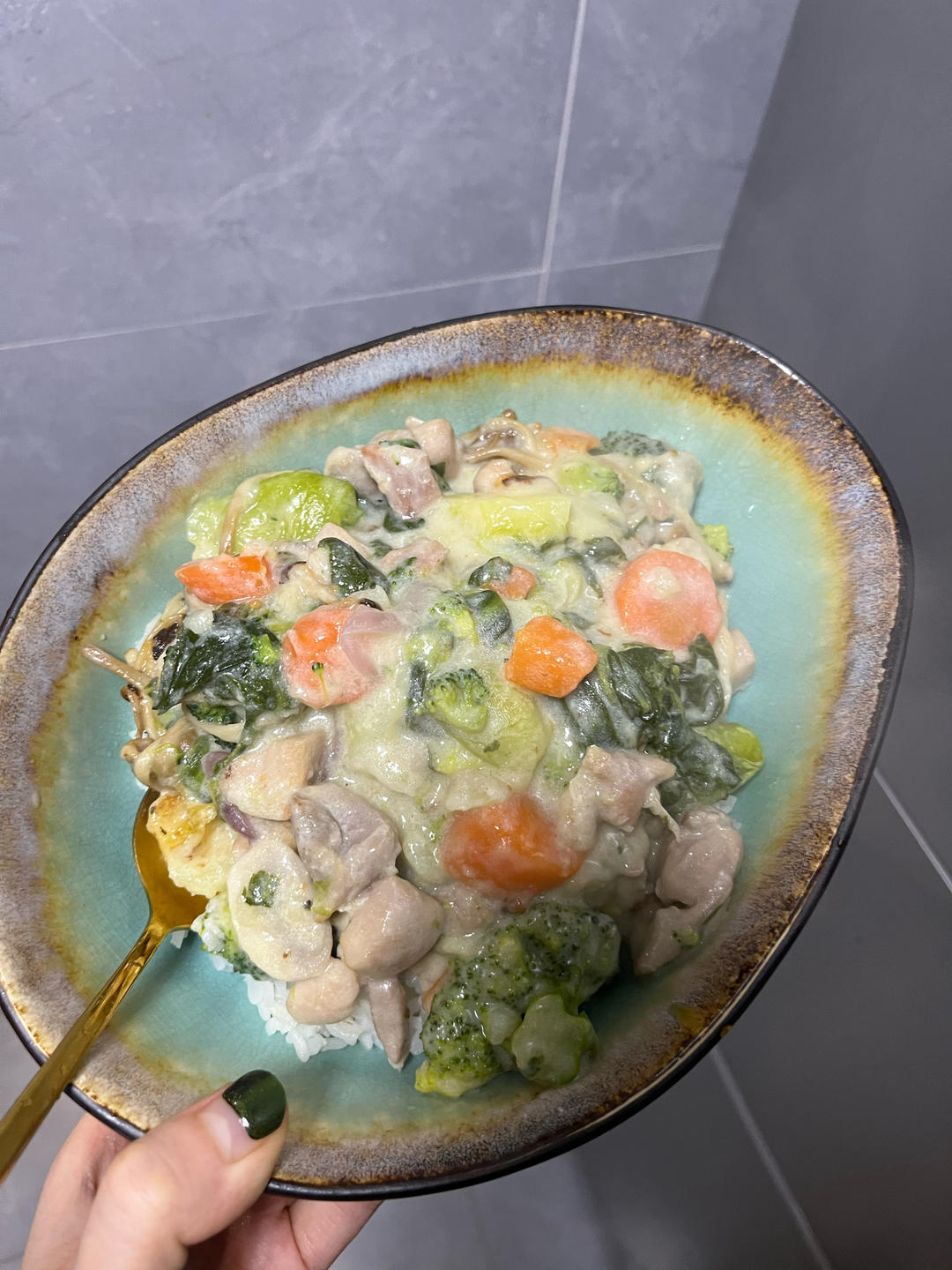 暖暖的日式奶油炖菜