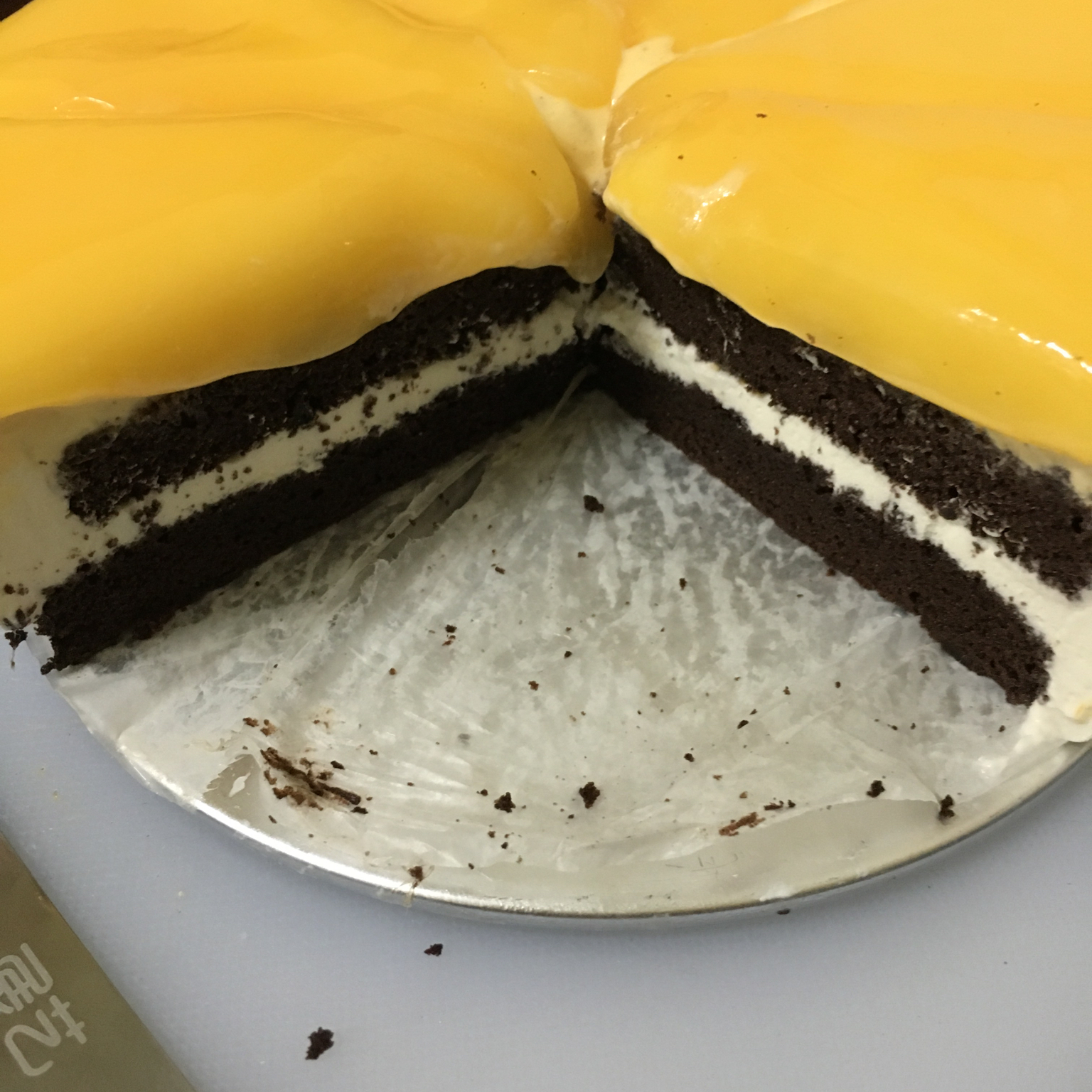 巧克力芒果慕斯