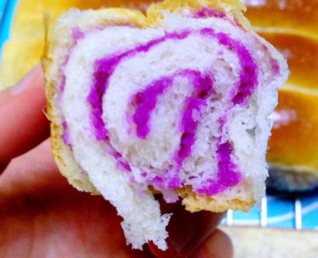 紫薯奶酪排包的做法