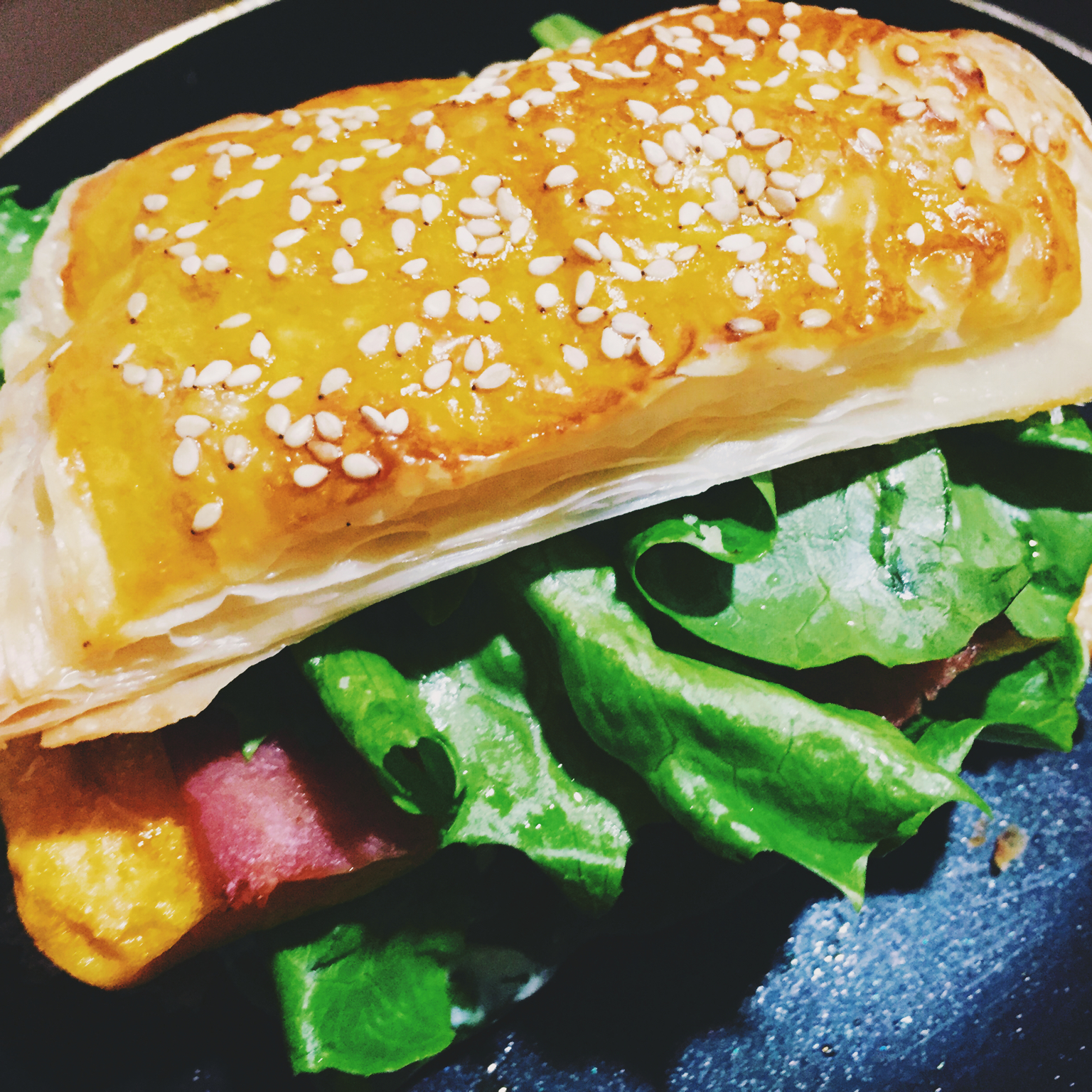 snail-dreams做的培根蛋法风烧饼