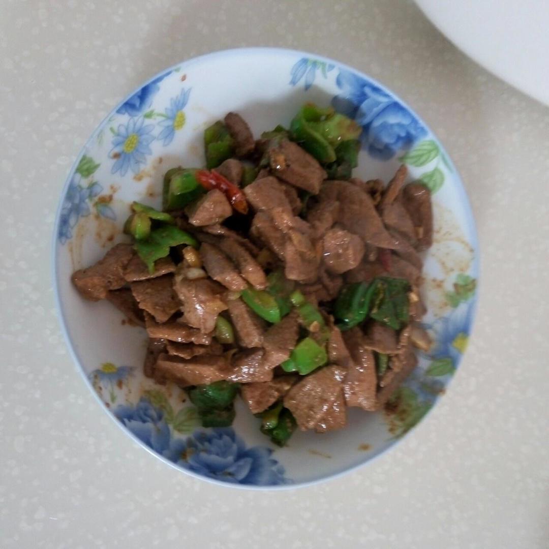 爆炒猪肝