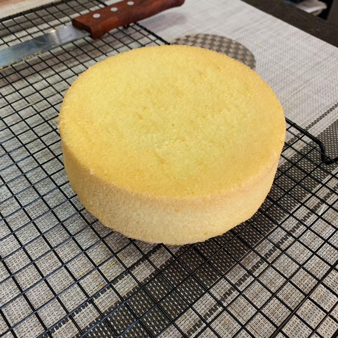 八寸戚风蛋糕（生日蛋糕坯）附六寸配单