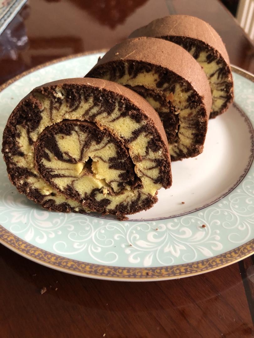 可可旋风蛋糕卷（视频）