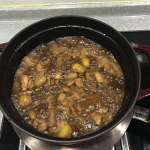 铸铁锅食谱-板栗烧鸡的做法 步骤5