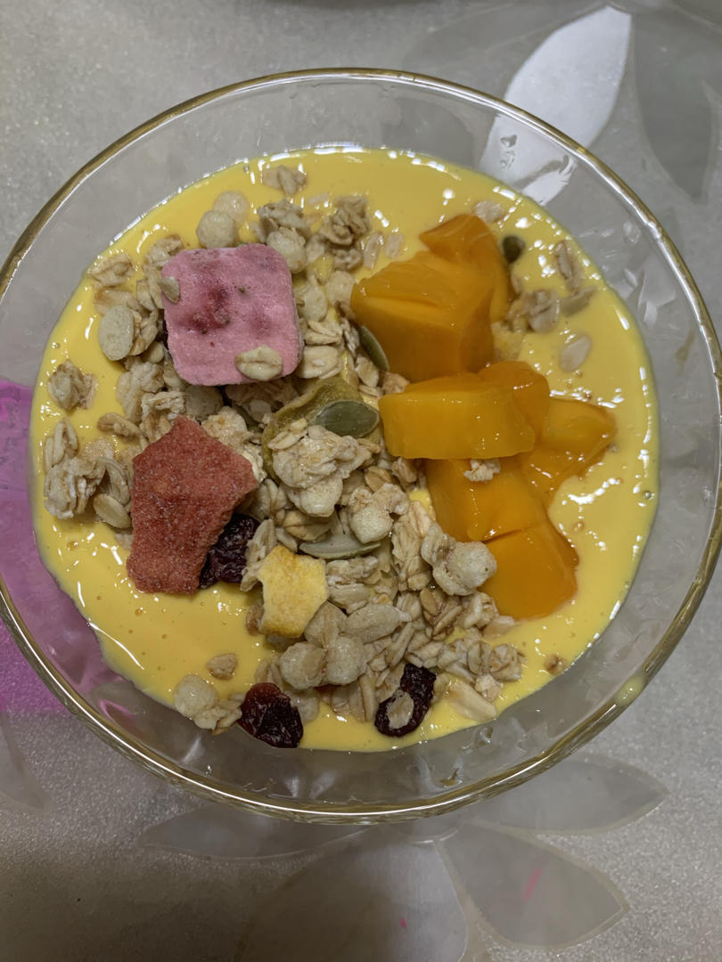 减肥瘦身系列11.
芒果酸奶