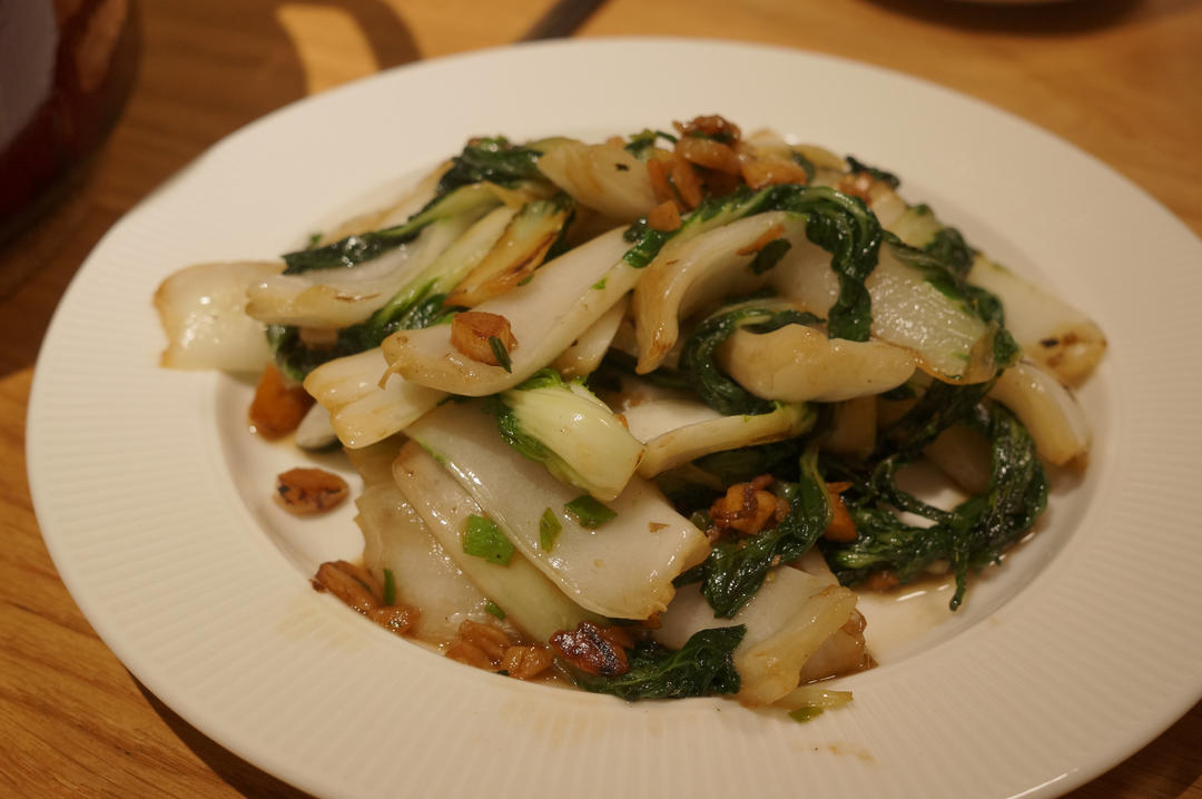 蒜蓉炒奶白菜