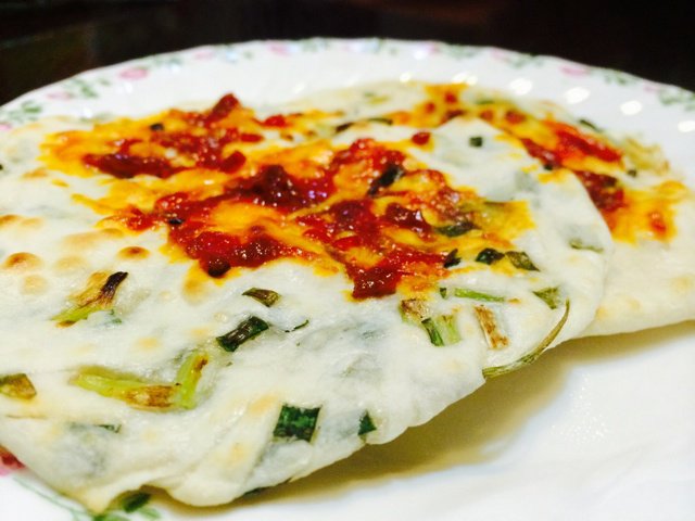 自制葱油饼