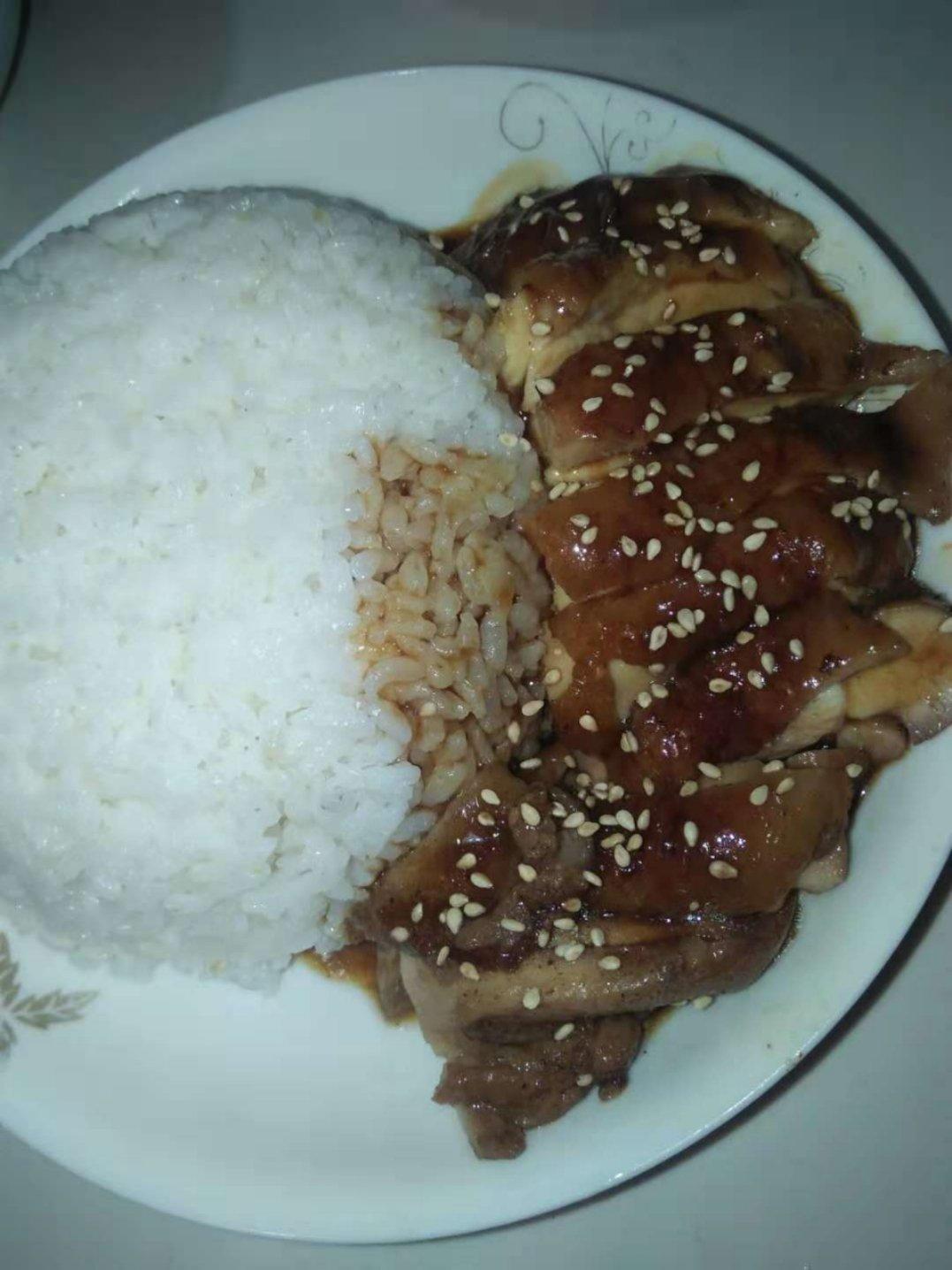 照烧鸡腿饭