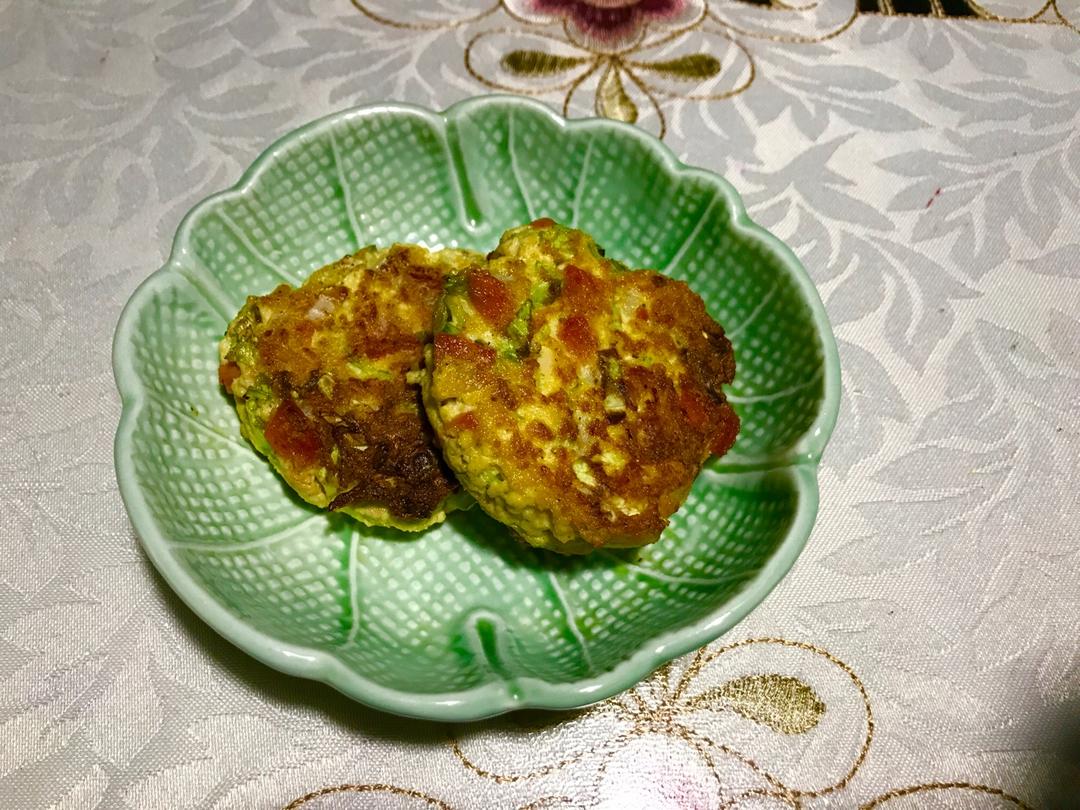 金枪鱼豆腐饼